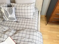 Постільна білизна Volcano Washed Cotton, варена бавовна в сіру клітку - фото 16