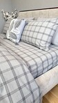 Постільна білизна Volcano Washed Cotton, варена бавовна в сіру клітку - фото 19