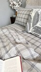 Постільна білизна Volcano Washed Cotton, варена бавовна в сіру клітку - фото 20