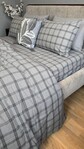 Постільна білизна Volcano Washed Cotton, варена бавовна в сіру клітку - фото 25