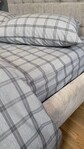 Постільна білизна Volcano Washed Cotton, варена бавовна в сіру клітку - фото 26