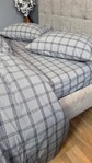 Постільна білизна Volcano Washed Cotton, варена бавовна в сіру клітку - фото 27