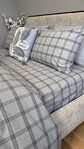 Постільна білизна Volcano Washed Cotton, варена бавовна в сіру клітку - фото 28