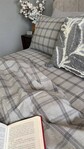 Постільна білизна Volcano Washed Cotton, варена бавовна в сіру клітку - фото 36
