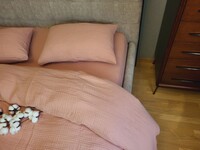 Постельный комплект Powder, четырехслойный муслин из 100 хлопка, ТМ Комфорт-текстиль