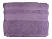 Простирадло махрове Aisha 200x220 (aisha-home-пудрово-фіолетовий)