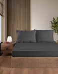 Простирадло на резинцi First Choice Сатин 160 x 200 + 2 x 50 x 70 (Anthracite) - фото 4