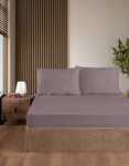 Простыня на резинке First Choice Сатин 160 x 200 + 2 x 50 x 70 (Lilac) - фото 4