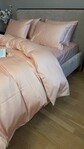 Комплект постельного белья Пудровый SD-1406, сатин LUX, наволочки с кантом, все размеры, пошив на заказ - фото 14