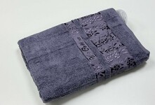 Полотенце махровое для сауны VIP COTTON ROWAN, черника
