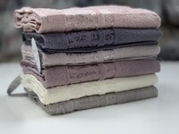 Рушник махровий для сауни VIP COTTON ROWAN, сірий - фото 2