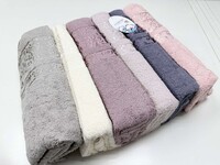 Рушник махровий для сауни VIP COTTON ROWAN, сірий - фото 3