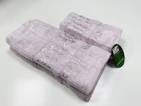 Рушники махрові RUBY BAMBOO, 100 бамбук 550 гм2, лілові, ТМ Cestepe