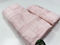Полотенца махровые RUBY BAMBOO, 100 бамбук 550 гм2, персиковый, ТМ Cestepe