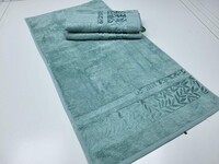 Рушники махрові SILK BAMBOO, 100 бамбук 550 гм2, сірі, ТМ Cestepe - фото 4