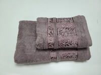 Полотенца махровые VIP COTTON ROWAN, шоколад