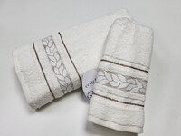 Рушник махровий сауна VIP COTTON FILIZ, білий
