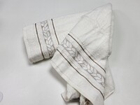 Рушник махровий сауна VIP COTTON FILIZ, білий - фото 5