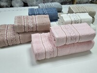 Рушник махровий сауна VIP COTTON FILIZ, білий - фото 6
