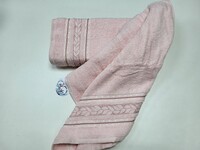 Полотенце махровое сауна VIP COTTON FILIZ, св.розовый - фото 2