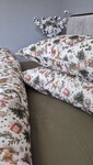 Комплект постільної білизни Різдвяні історіїхакі Turkish Flannel 5D новорічний - фото 3
