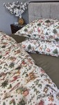 Комплект постільної білизни Різдвяні історіїхакі Turkish Flannel 5D новорічний - фото 6