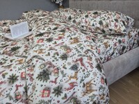 Комплект постільної білизни Різдвяні історії Turkish Flannel 5D новорічний - фото 2