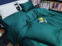 Комплект постільної білизни Сатин ELITE, DEEP EMERALD DUO - фото 4