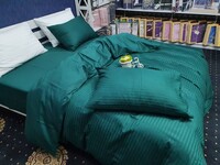 Комплект постільної білизни Сатин ELITE, DEEP EMERALD DUO - фото 8