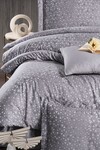 Комплект постельного белья Megan Quicksilver, Полуторный, Сатин, ТМ First Choice - фото 2