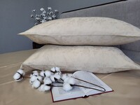 Комплект постільної білизни Сатин JACQUARD, ROSE BEIGE - фото 19