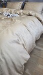 Комплект постільної білизни Сатин JACQUARD, ROSE BEIGE - фото 4