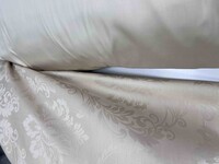 Комплект постельного белья Tiara Beige, Сатин Жаккард, ТМ Комфорт-текстиль - фото 3