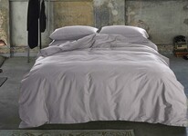 Комплект постельного белья Сатин однотонний LIGHT GREY, №251