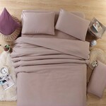 Комплект постельного белья Сатин однотонный MAUVE NEW, №350N