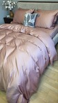 Комплект постельного белья Сатин однотонный MAUVE NEW, №350N - фото 7