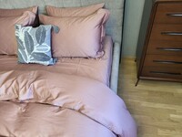 Комплект постельного белья Сатин однотонный MAUVE NEW, №350N - фото 9