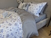 Комплект постільної білизни Сатин PREMIUM, BLUE SPRIG - фото 10