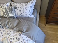 Комплект постільної білизни Сатин PREMIUM, BLUE SPRIG - фото 6