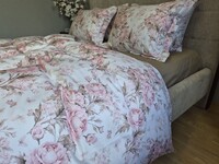 Комплект постільної білизни Сатин PREMIUM, DESIRE MOCCO, двосторонній - фото 15