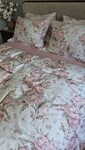 Комплект постільної білизни Сатин PREMIUM, DESIRE PINK, з рожевими півоніями - фото 8