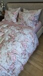 Комплект постільної білизни Сатин PREMIUM, DESIRE PINK, з рожевими півоніями - фото 10
