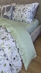 Комплект постельного белья Fresh Olive Сатин PREMIUM, оливковые ветви - фото 6