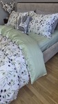 Комплект постельного белья Fresh Olive Сатин PREMIUM, оливковые ветви - фото 8