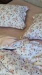 Комплект постельного белья Linda Сатин PREMIUM, нежно-розовый с цветами - фото 22