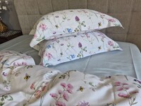 Комплект постільної білизни Сатин PREMIUM, POLONYNA SKY, з польовими квітами - фото 6