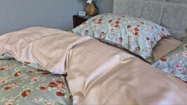 Комплект постільної білизни Сатин PREMIUM, ROSARIUM, двосторонній - фото 15