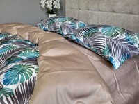 Комплект постельного белья Сатин PREMIUM, TROPICS - фото 7