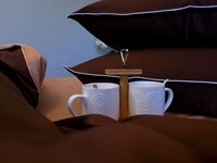 Комплект постільної білизни Сатин однотонний №164 №165, з кантом - фото 12