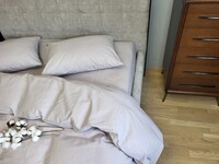 Комплект постільної білизни Сірий мусон S146, Turkish flannel - фото 4